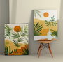 Wallity Lienzo Decorativo Multicolor - Set de 2 Piezas de 70 x 100 cm